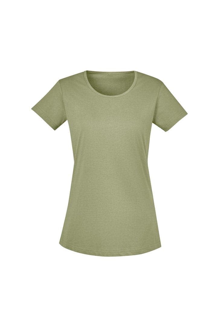 Womens Streetworx Tee Shirt ZH735 Work Wear Syzmik Light Sage XS 