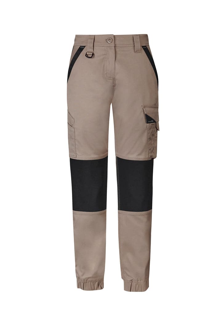 SYZMIK Women’s StreetWorx Tough Pants ZP750 Work Wear Syzmik Khaki 4 