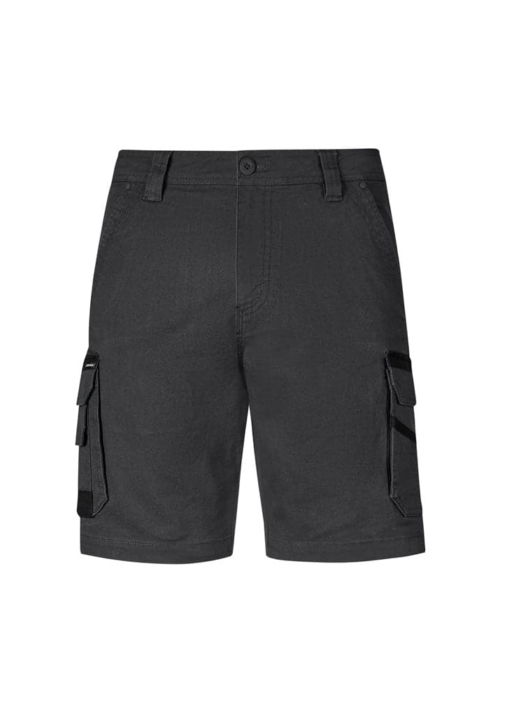 Syzmik Mens Streetworx Heritage Shorts ZS822 Work Wear Syzmik Charcoal 72R 