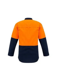 Mens Hi Vis Spliced Shirt FR HRC1 ZW138 Metro Workwear.
