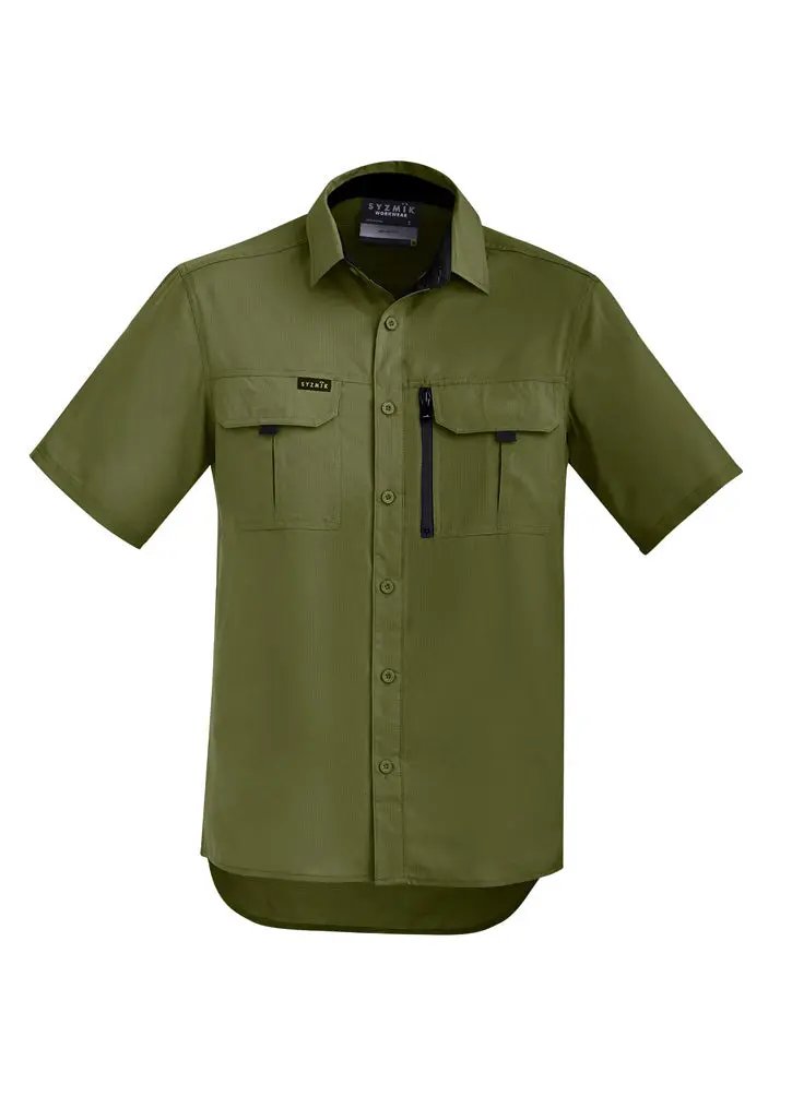 SYZMIK Men's Outdoor Short Sleeve Shirt ZW465  Metro Workwear