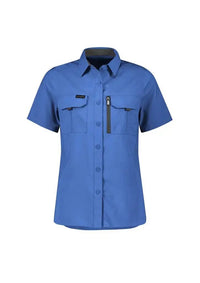 Syzmik Workwear Outdoor Women's Short Sleeve Shirt ZW765 Metro Workwear.