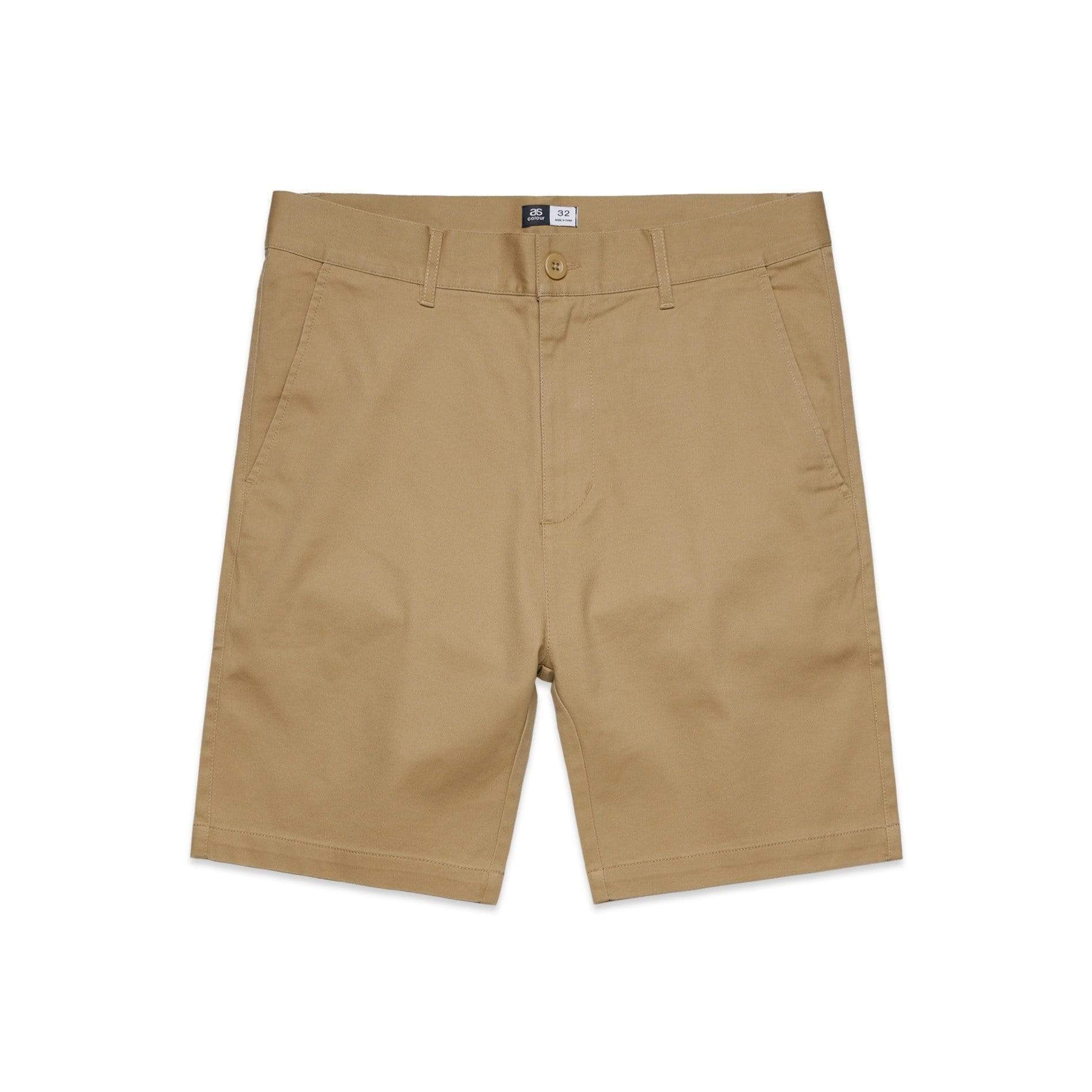 As Colour Men's plain shorts 5902 Active Wear As Colour KHAKI 28 