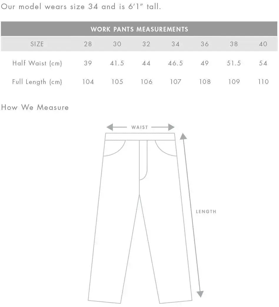 As Colour Men's work pants 5907 Metro Workwear.