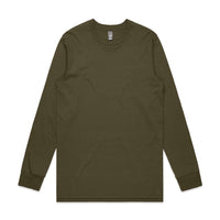 As Colour Men's base L/S tee 5029 Casual Wear As Colour ARMY SML 