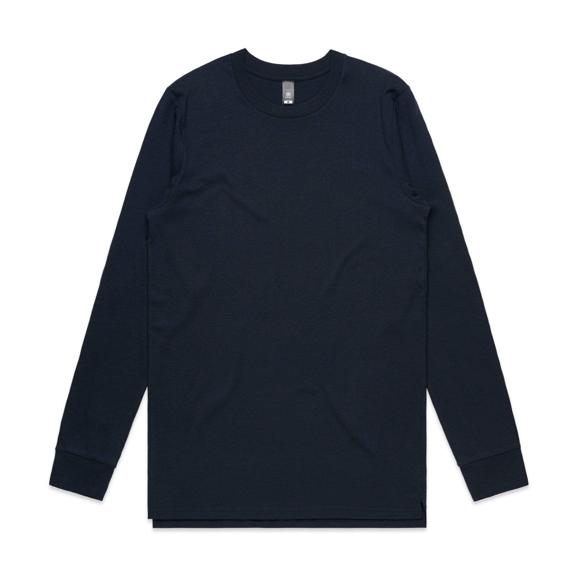 As Colour Men's base L/S tee 5029 Casual Wear As Colour NAVY SML 