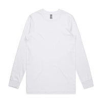 As Colour Men's base L/S tee 5029 Casual Wear As Colour WHITE SML 