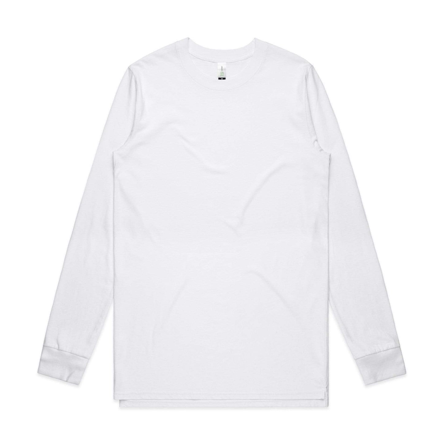 As Colour Men's base organic L/S tee 5029G Casual Wear As Colour WHITE XSM 