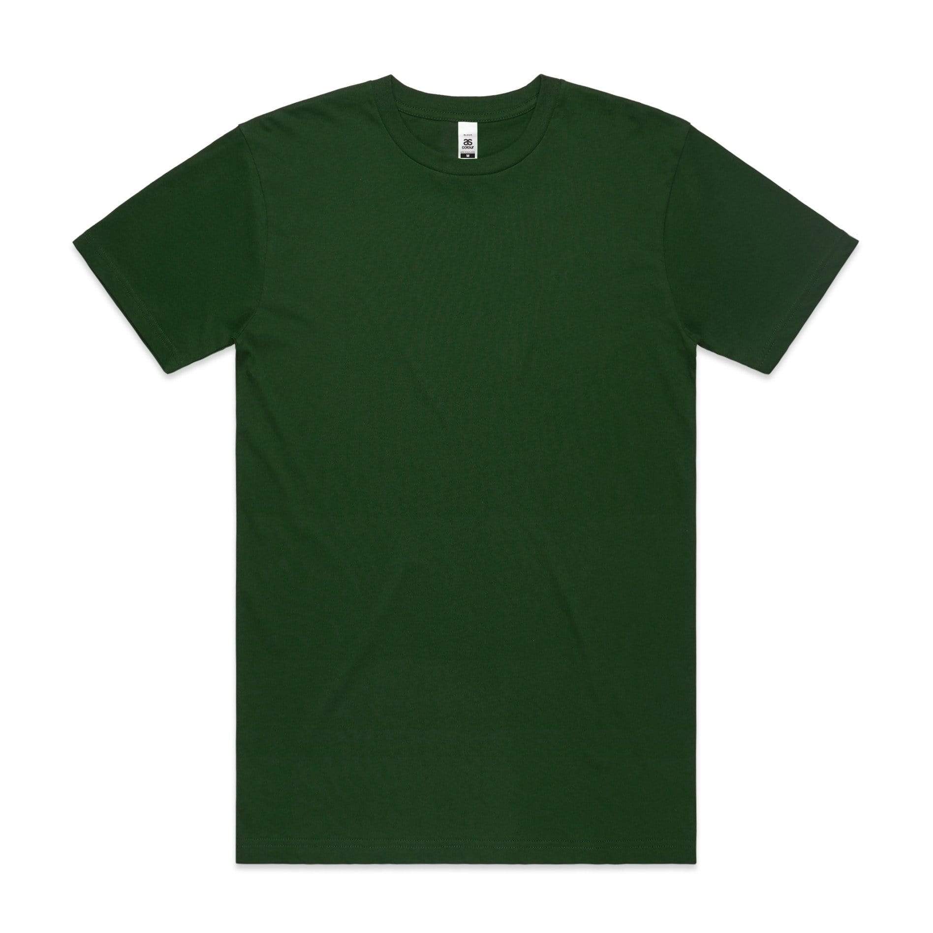 As Colour Men's block T shirt 5050 (No print no sale) Casual Wear As Colour   