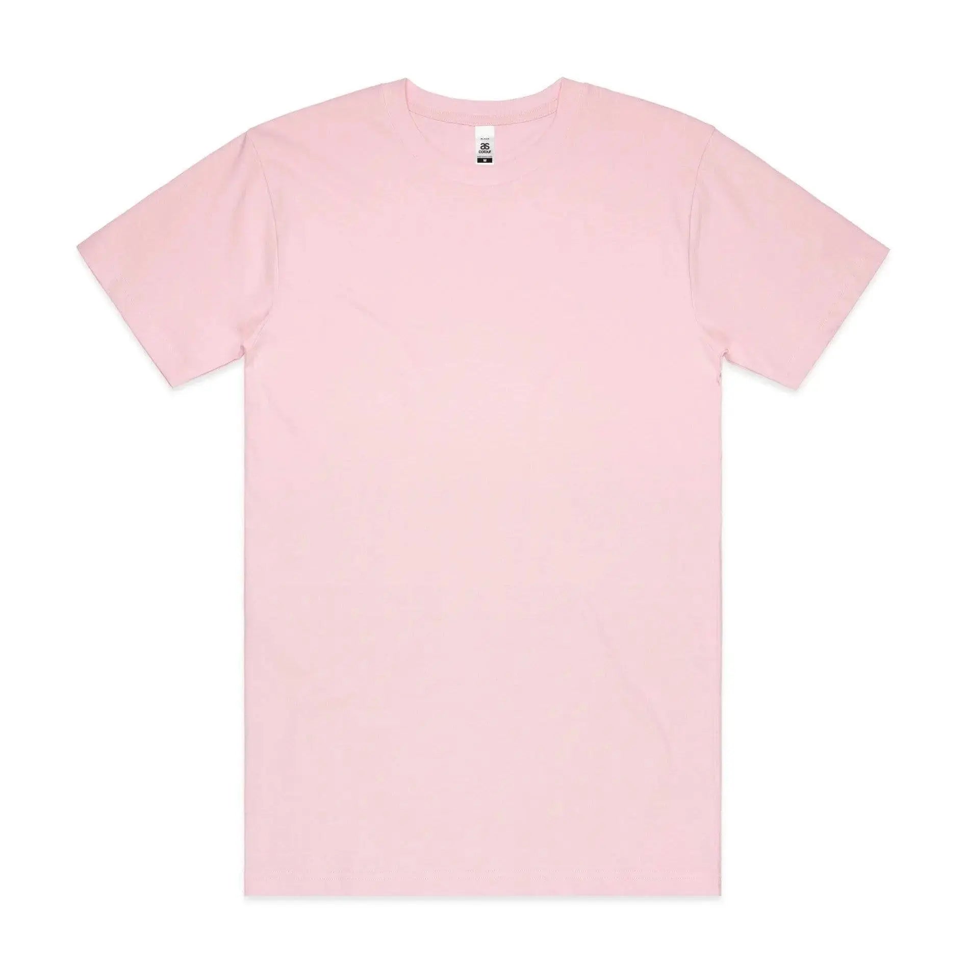 As Colour Men's block T shirt 5050 (No print no sale) Casual Wear As Colour PINK SML 