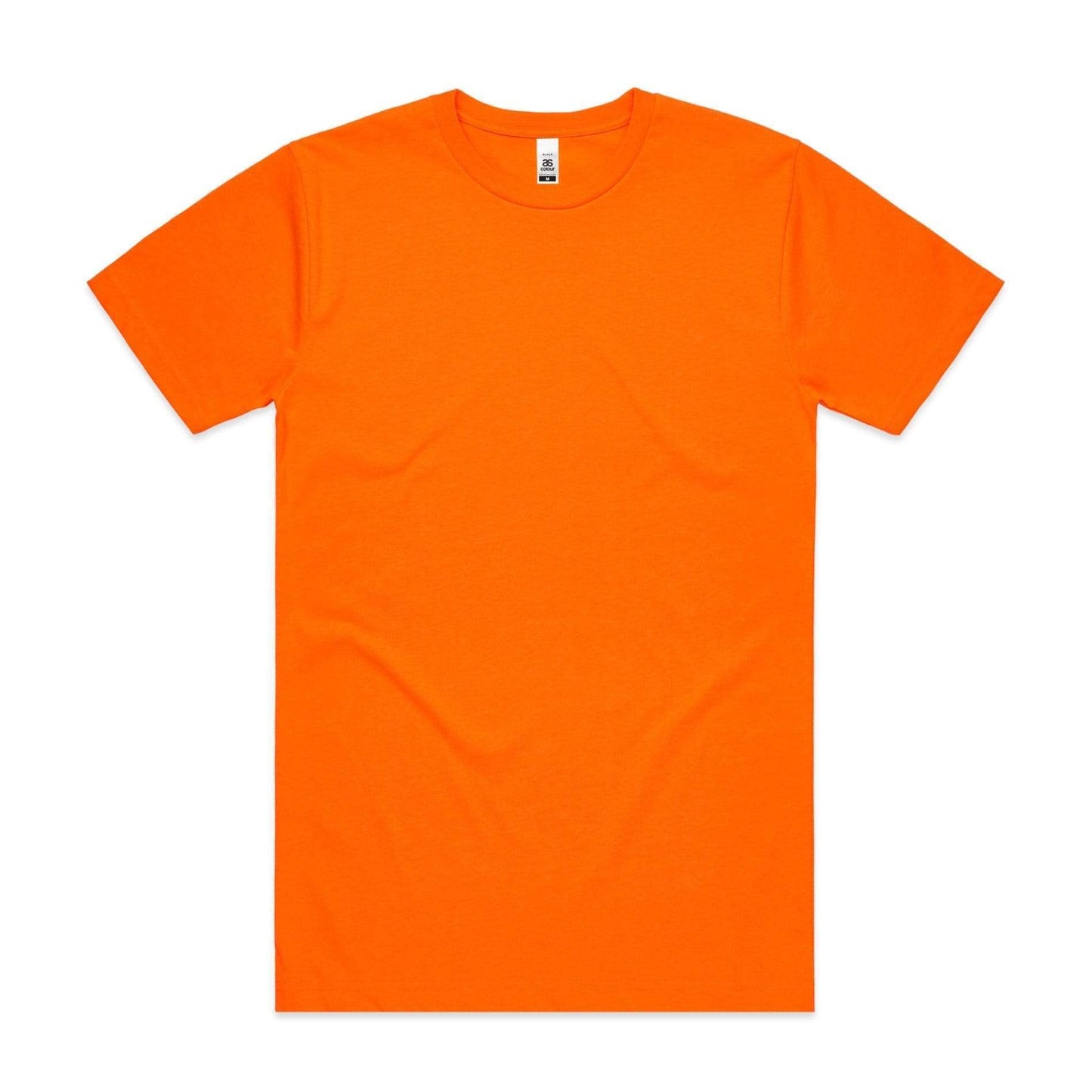 As Colour Men's block tee 5050F Casual Wear As Colour SAFETY ORANGE SML 