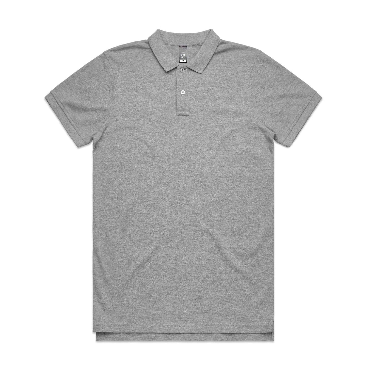 As Colour Men's pique polo 5411 Casual Wear As Colour GREY MARLE SML 