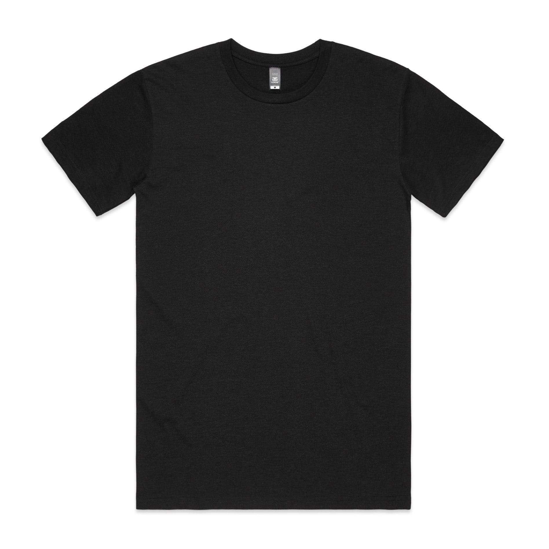 As Colour Men's staple marle tee 5001M Casual Wear As Colour BLACK MARLE SML 