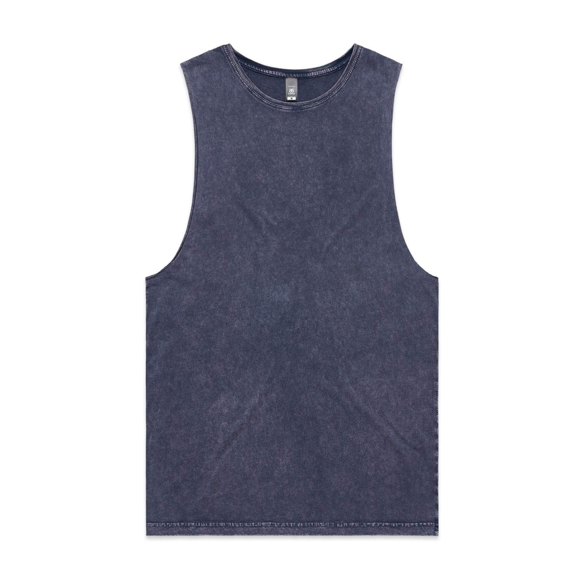 As Colour Men's stone wash barnard tank 5039 Casual Wear As Colour BLUE STONE XSM 