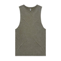 As Colour Men's stone wash barnard tank 5039 Casual Wear As Colour MOSS STONE XSM 