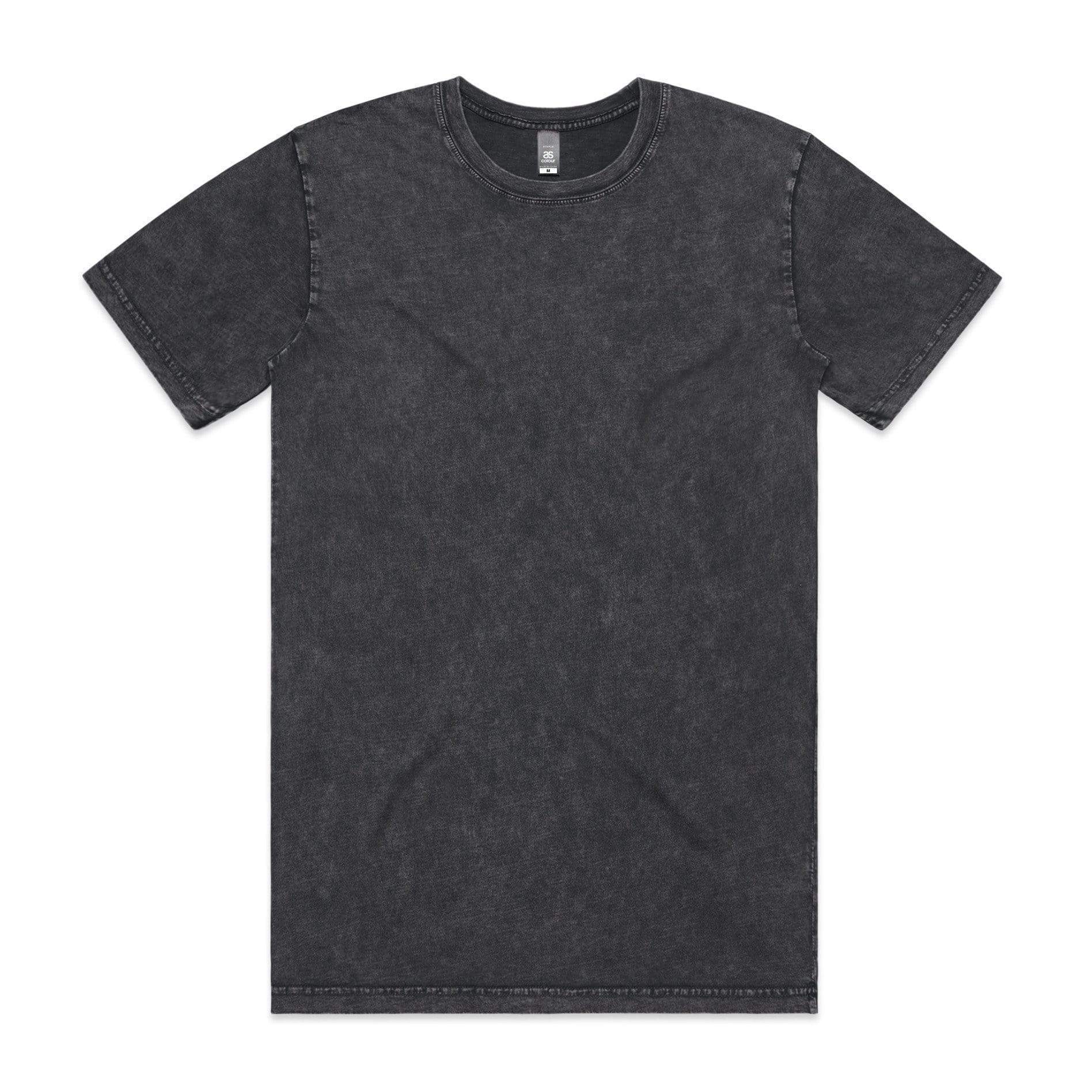 As Colour Men's stone wash staple tee 5040 Casual Wear As Colour BLACK STONE SML 