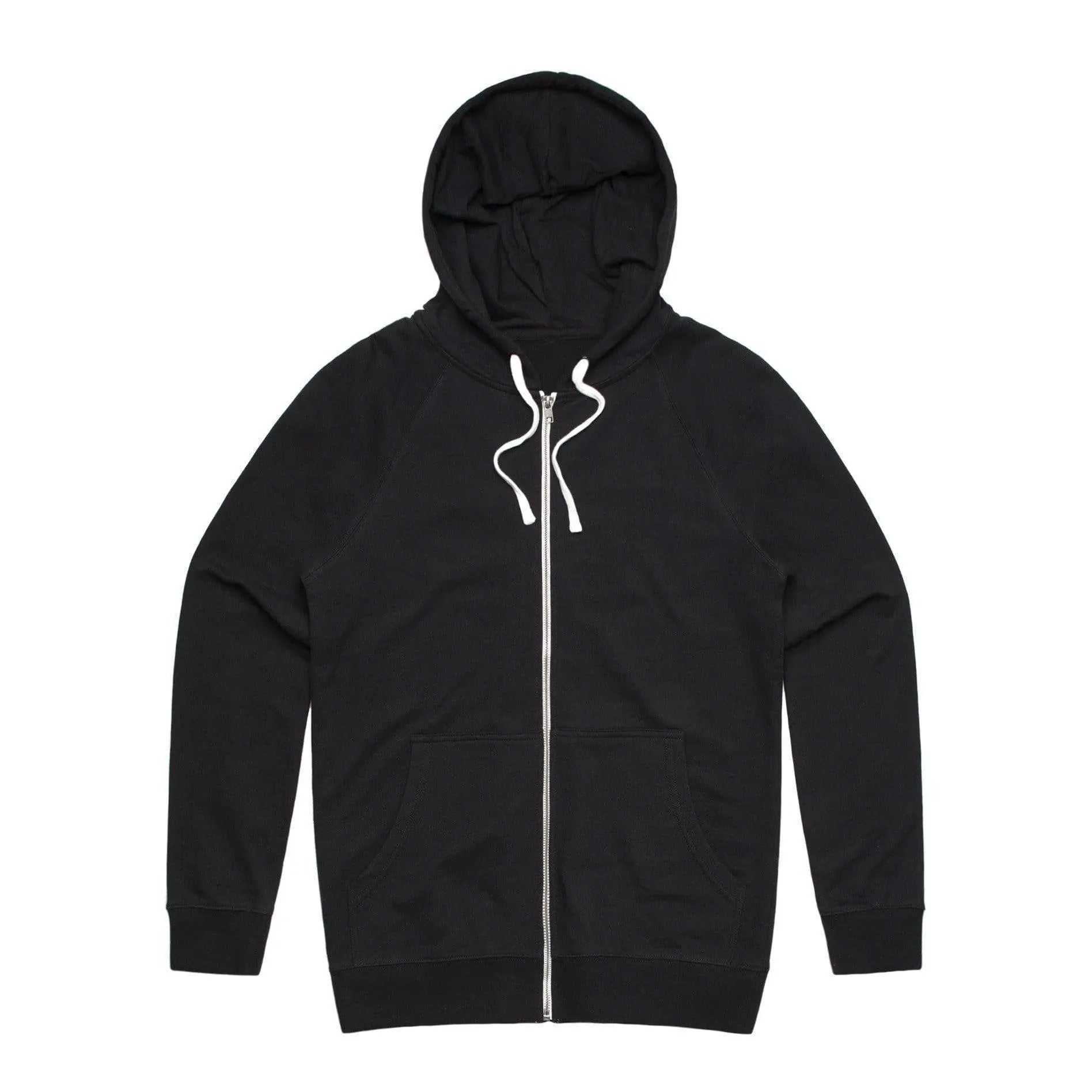 As Colour Men's traction zip hoodie 5107 Casual Wear As Colour BLACK XXS 