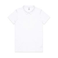 As Colour Women's amy polo 4402 Casual Wear As Colour WHITE XSM 