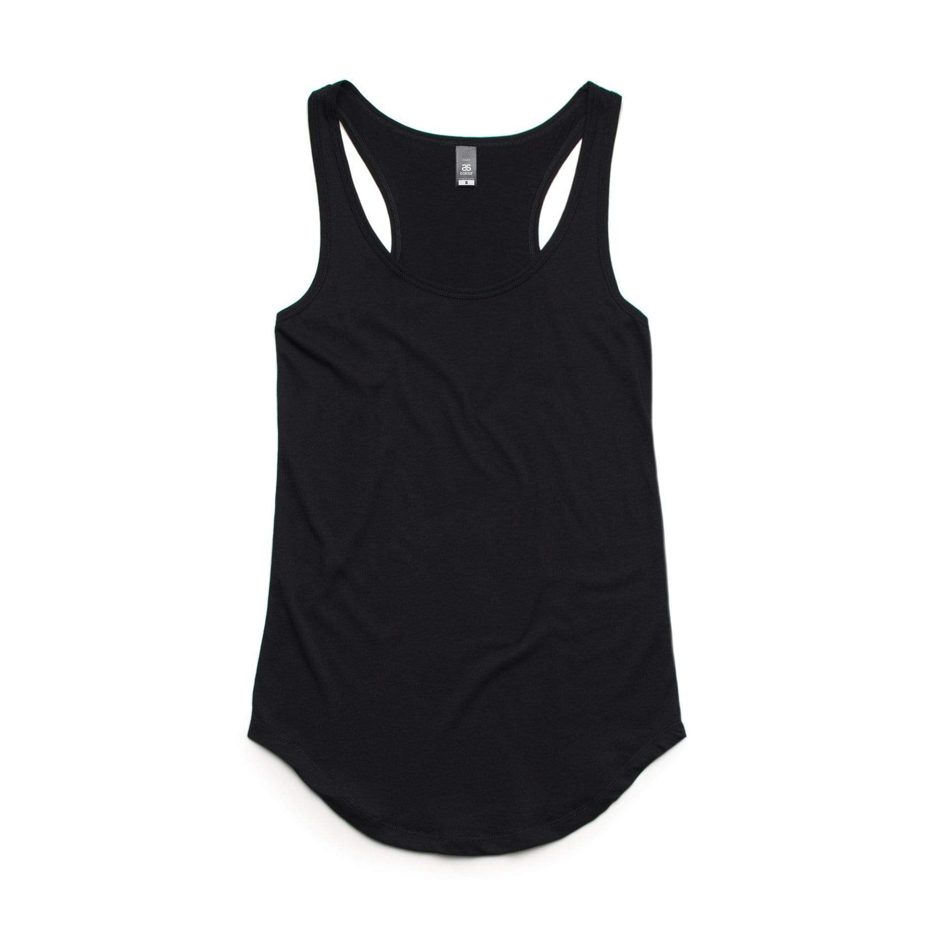 As Colour Women's dash singlet 4007 Casual Wear As Colour BLACK XSM 