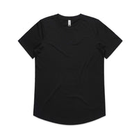 As Colour Women's drop tee 4052 Casual Wear As Colour BLACK XSM 