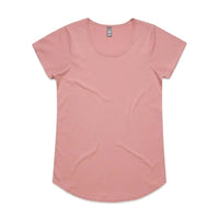 As Colour Women's mali tee 4008 Casual Wear As Colour ROSE XSM 