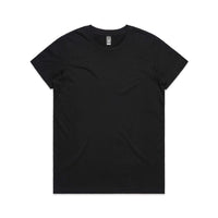 As Colour Women's maple tee 4001 Casual Wear As Colour BLACK XSM 