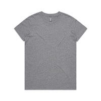 As Colour Women's maple tee 4001 Casual Wear As Colour GREY MARLE XSM 