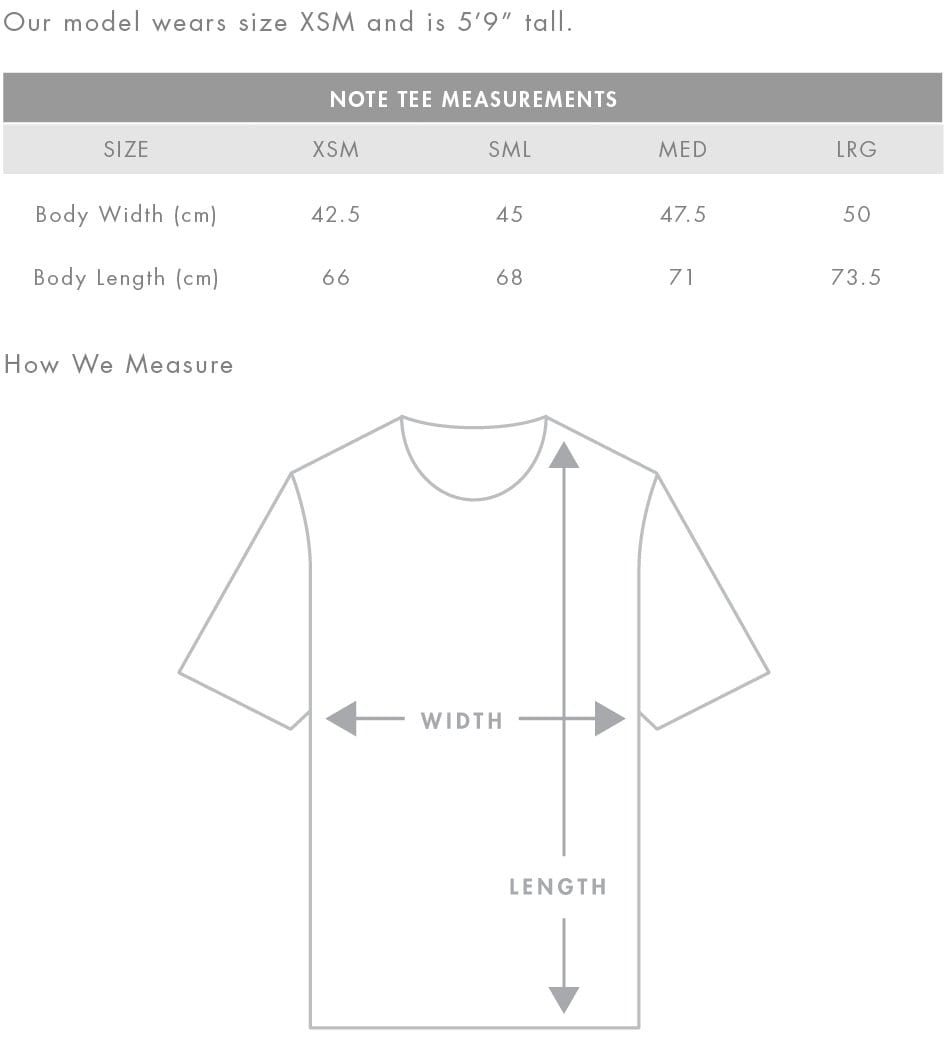 As Colour Women's note tee 4019 Casual Wear As Colour   