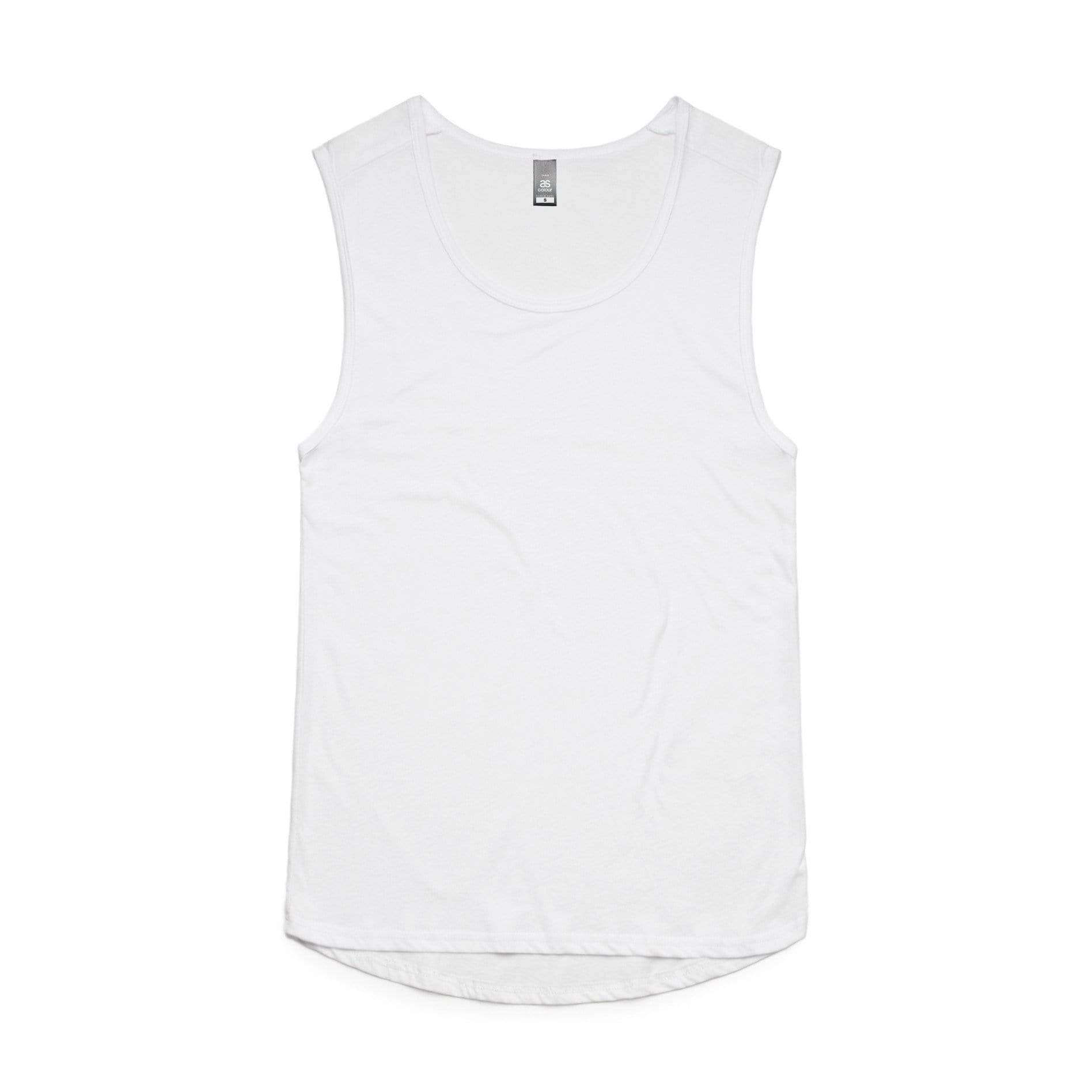 As Colour Women's tank tee 4018 Casual Wear As Colour WHITE XSM 