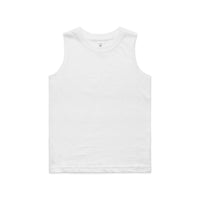 As Colour Youth Barnard tank 3010 Casual Wear As Colour WHITE 8Y 