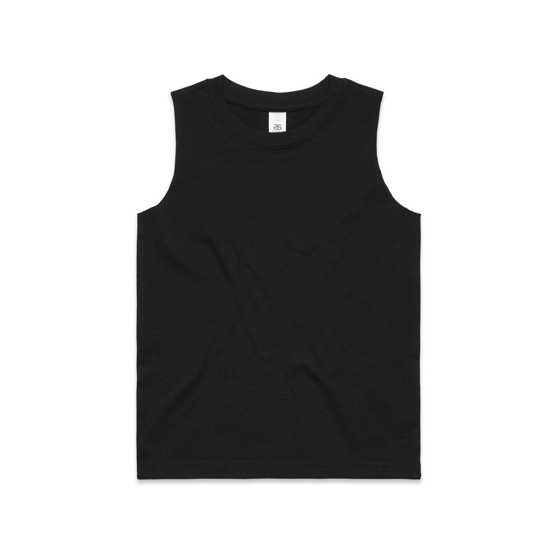 As Colour Youth Barnard tank 3010 Casual Wear As Colour BLACK 8Y 