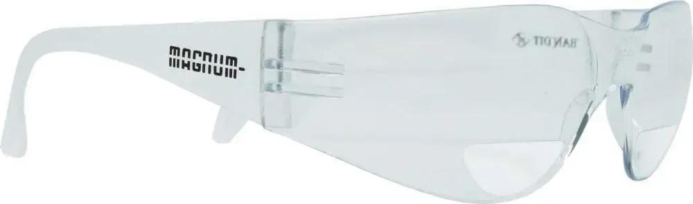 Magnum Safety Glasses - Bifocal Clear Lens (+2.00) 068+2.00