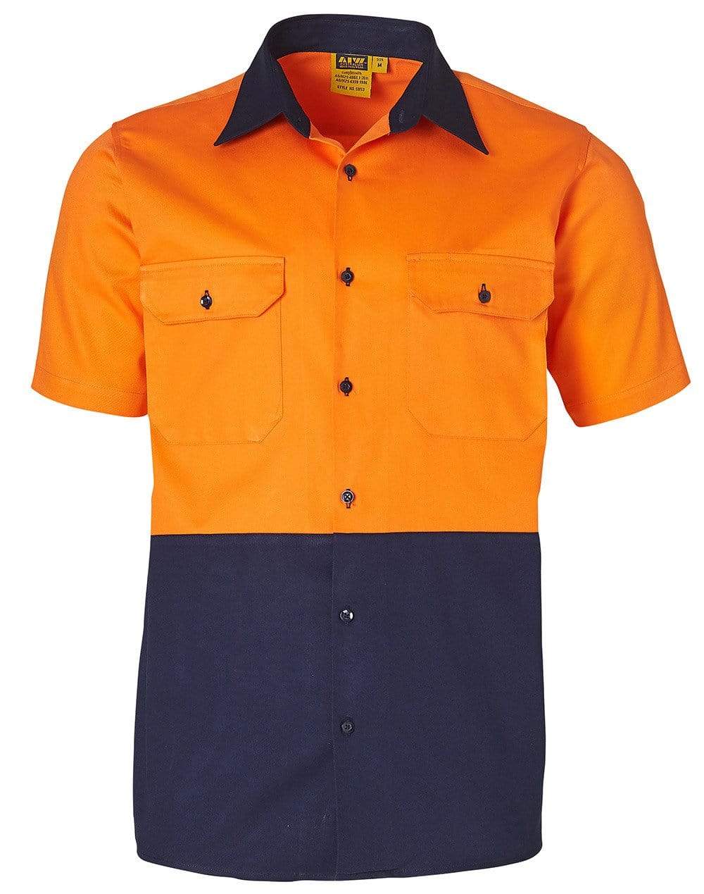 Cotton Drill Safety Shirt SW53 Metro Workwear.