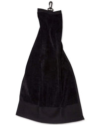 Australian Industrial Wear Work Wear Black / 40cm x 65cm GOLF TOWEL with hook TW06