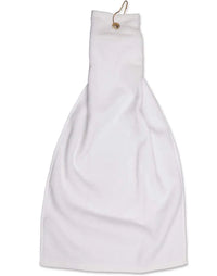Australian Industrial Wear Work Wear White / 38 x 65 cm GOLF TOWEL with ring & hook TW01A