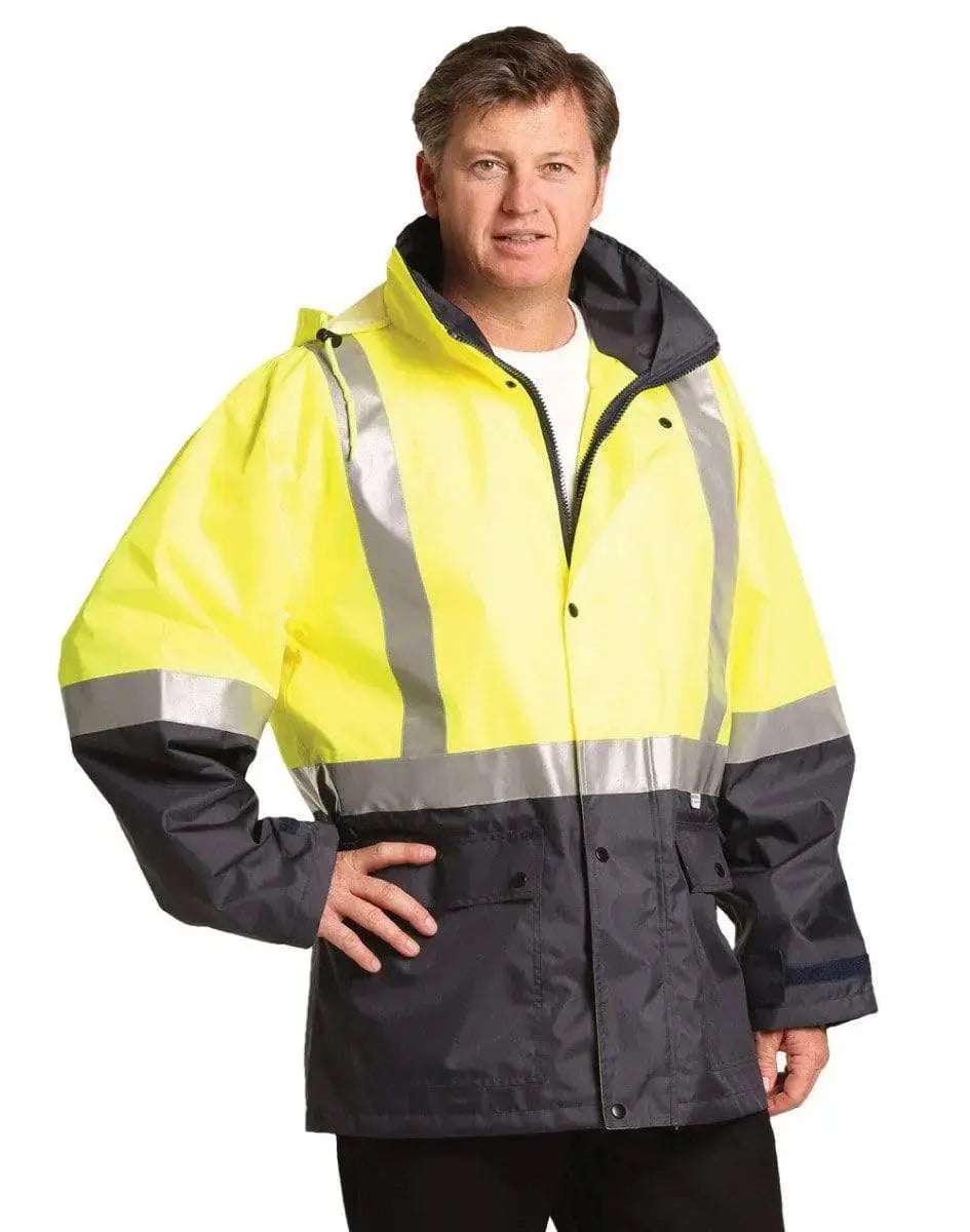 Hi-vis Safety Jacket With Mesh Lining & 3m Tapes SW18A Metro Workwear.