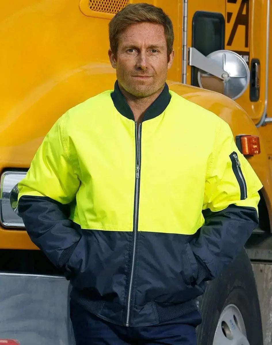 Hi-vis Two Tone Flying Jacket SW06A Metro Workwear.