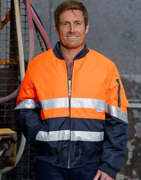 Hi-vis Two Tone Flying Jacket SW16A Work Wear Australian Industrial Wear   