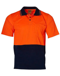 High Visibility Cooldry Short Sleeve Polo SW01CD Metro Workwear.