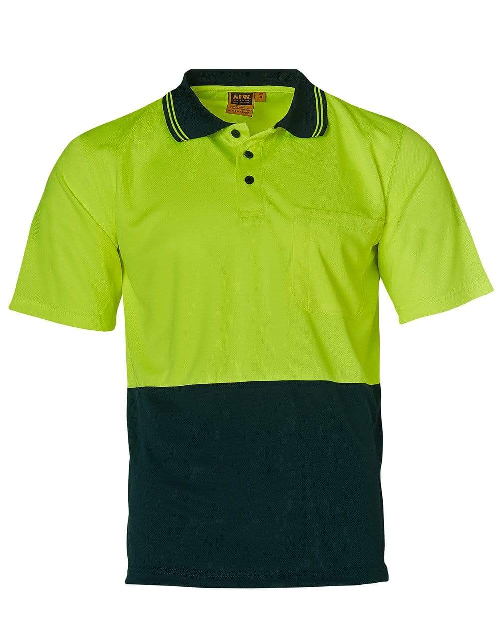 High Visibility Cooldry Short Sleeve Polo SW01CD Metro Workwear.