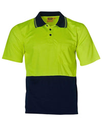 High Visibility Cooldry Short Sleeve Polo SW01CD Metro Workwear.