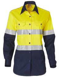 Women's Long Sleeve Safety Shirt SW65 Metro Workwear.