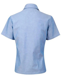 BENCHMARK Ladies Chambray Short Sleeve BS05 Metro Workwear.