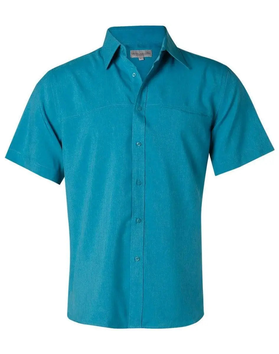 BENCHMARK Men's CoolDry Short Sleeve Shirt M7600S Metro Workwear.