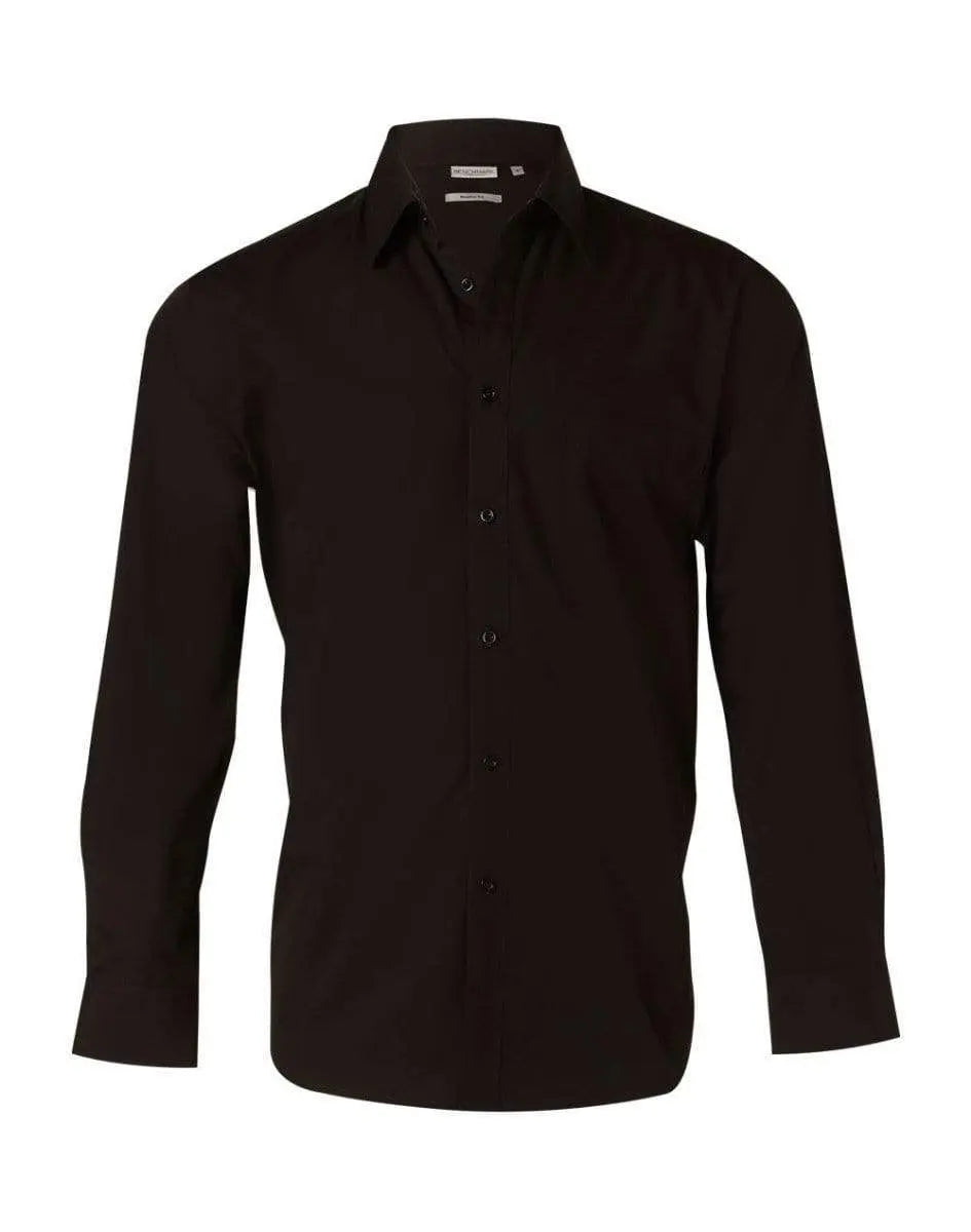 BENCHMARK Men's Nano ™ Tech Long Sleeve Shirt M7002 Metro Workwear.