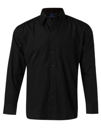BENCHMARK Men's Poplin Long Sleeve Business Shirt BS01L Metro Workwear.