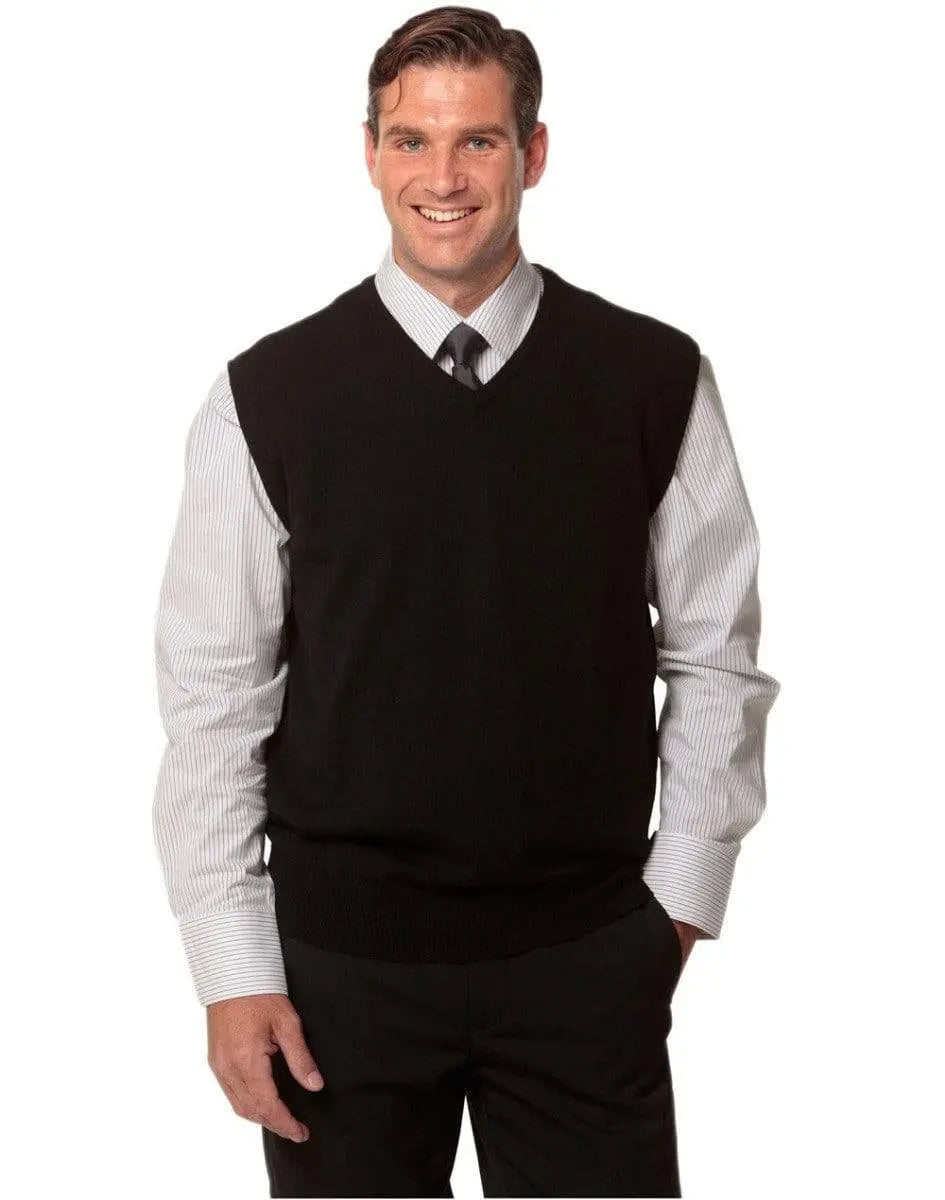BENCHMARK Men's V-Neck Vest M9501 Metro Workwear.