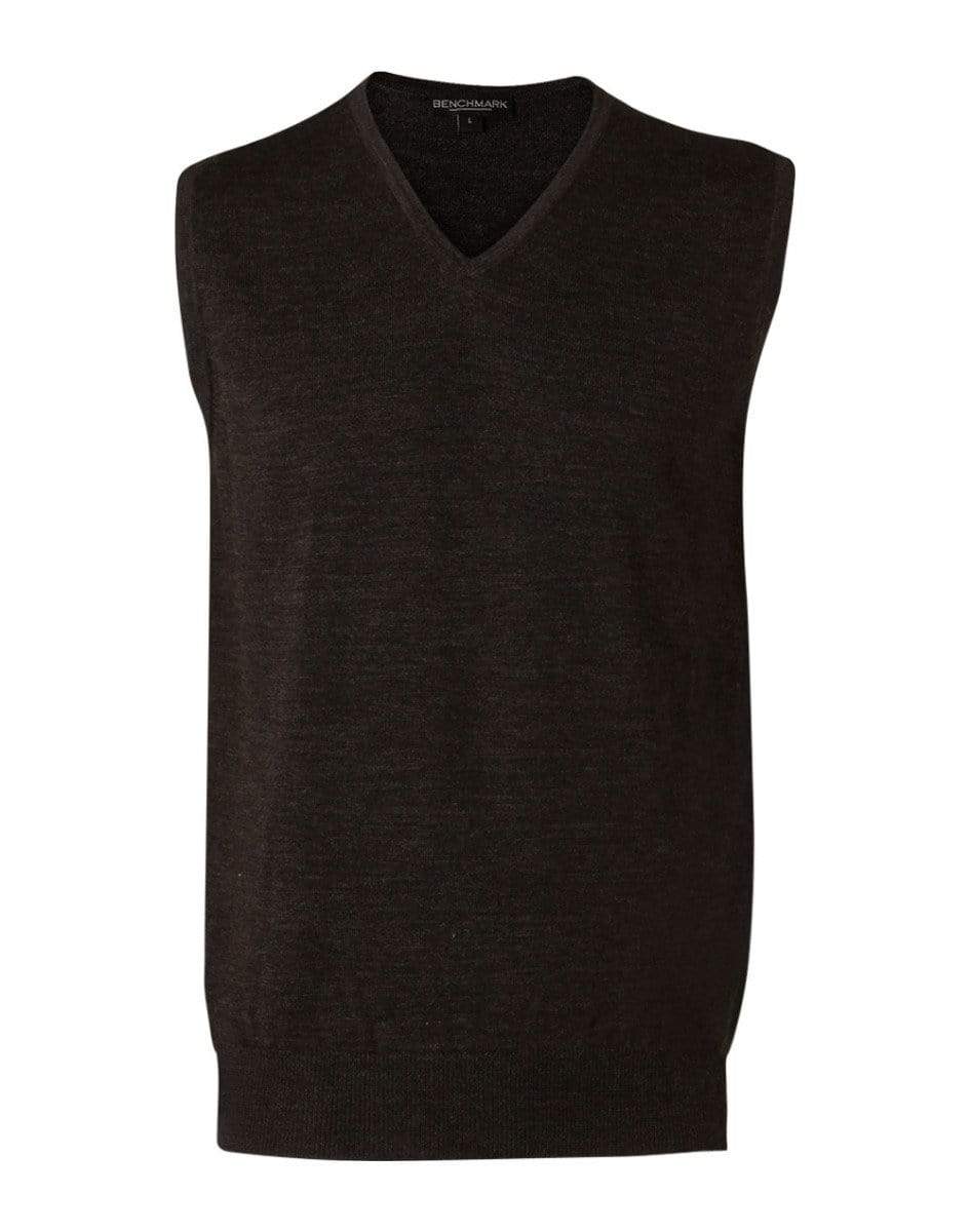 BENCHMARK Men's V-Neck Vest M9501 Corporate Wear Benchmark Charcoal XL 