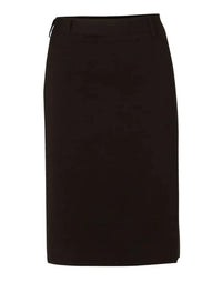 BENCHMARK Women's Poly/Viscose Stretch Mid Length Lined Pencil Skirt M9471 Metro Workwear.