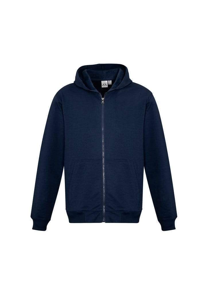 Biz Collection Active Wear Navy / 4 Biz Collection Kid’s Crew Zip Hoodie SW762K